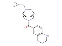 6-{[(1R*,5R*)-6-(cyclopropylmethyl)-3,6-diazabicyclo[3.2.2]non-3-yl]carbonyl}-1,2,3,4-tetrahydroquinoline