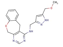 N-{[5-(methoxymethyl)-1H-pyrazol-3-yl]methyl}-5,11-dihydro[1]benzoxepino[3,4-d]pyrimidin-4-amine