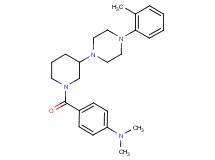 N,N-dimethyl-4-({3-[4-(2-methylphenyl)-1-piperazinyl]-1-piperidinyl}carbonyl)aniline