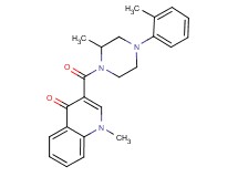 1-methyl-3-{[2-methyl-4-(2-methylphenyl)-1-piperazinyl]carbonyl}-4(1H)-quinolinone