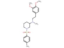 N-[2-(3,4-dimethoxyphenyl)ethyl]-N-methyl-1-[(4-methylphenyl)sulfonyl]-3-piperidinamine