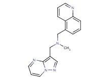 N-methyl-1-pyrazolo[1,5-a]pyrimidin-3-yl-N-(quinolin-5-ylmethyl)methanamine
