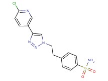 4-{2-[4-(6-chloropyridin-3-yl)-1H-1,2,3-triazol-1-yl]ethyl}benzenesulfonamide