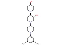 (3'R*,4'R*)-1''-(3,5-dimethylphenyl)-1,4':1',4''-terpiperidine-3',4-diol