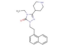 4-ethyl-2-[2-(1-naphthyl)ethyl]-5-(4-piperidinyl)-2,4-dihydro-3H-1,2,4-triazol-3-one dihydrochloride