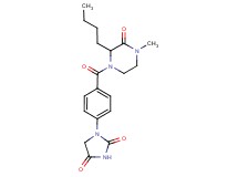 1-{4-[(2-butyl-4-methyl-3-oxo-1-piperazinyl)carbonyl]phenyl}-2,4-imidazolidinedione
