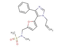 N-{[5-(1-allyl-4-phenyl-1H-imidazol-5-yl)-2-furyl]methyl}-N-methylmethanesulfonamide