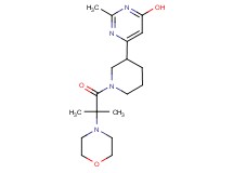 2-methyl-6-{1-[2-methyl-2-(4-morpholinyl)propanoyl]-3-piperidinyl}-4-pyrimidinol