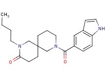 2-butyl-8-(1H-indol-5-ylcarbonyl)-2,8-diazaspiro[5.5]undecan-3-one