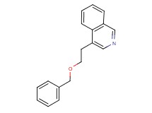 4-[2-(benzyloxy)ethyl]isoquinoline