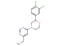 2-(3,4-dichlorophenyl)-4-(6-ethylpyrimidin-4-yl)morpholine