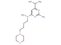 6-isopropyl-N~4~-methyl-N~4~-(4-morpholin-4-ylbutyl)pyrimidine-2,4-diamine