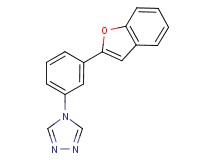 4-[3-(1-benzofuran-2-yl)phenyl]-4H-1,2,4-triazole