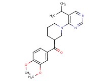 (3,4-dimethoxyphenyl)[1-(5-isopropylpyrimidin-4-yl)piperidin-3-yl]methanone