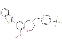 7-(1,3-benzothiazol-2-yl)-4-[4-(trifluoromethyl)benzyl]-2,3,4,5-tetrahydro-1,4-benzoxazepin-9-ol