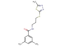 3,5-dimethyl-N-{3-[(5-methyl-1,3,4-thiadiazol-2-yl)thio]propyl}benzamide