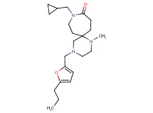 9-(cyclopropylmethyl)-1-methyl-4-[(5-propyl-2-furyl)methyl]-1,4,9-triazaspiro[5.6]dodecan-10-one