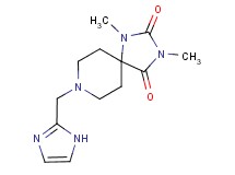 8-(1H-imidazol-2-ylmethyl)-1,3-dimethyl-1,3,8-triazaspiro[4.5]decane-2,4-dione