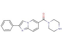 2-phenyl-6-(1-piperazinylcarbonyl)imidazo[1,2-a]pyridine dihydrochloride