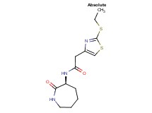 2-[2-(ethylthio)-1,3-thiazol-4-yl]-N-[(3S)-2-oxoazepan-3-yl]acetamide