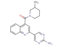 5-{4-[(3-methyl-1-piperidinyl)carbonyl]-2-quinolinyl}-2-pyrimidinamine