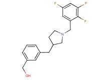 (3-{[1-(2,3,5-trifluorobenzyl)pyrrolidin-3-yl]methyl}phenyl)methanol