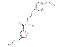 N-[2-(4-ethylphenoxy)ethyl]-N-methyl-5-propylisoxazole-3-carboxamide