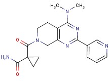 1-{[4-(dimethylamino)-2-pyridin-3-yl-5,8-dihydropyrido[3,4-d]pyrimidin-7(6H)-yl]carbonyl}cyclopropanecarboxamide
