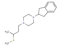 1-(2,3-dihydro-1H-inden-2-yl)-4-[3-(methylthio)butyl]piperazine