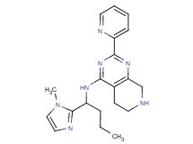 N-[1-(1-methyl-1H-imidazol-2-yl)butyl]-2-pyridin-2-yl-5,6,7,8-tetrahydropyrido[3,4-d]pyrimidin-4-amine