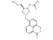 N-{(3S*,4R*)-1-[(1-oxo-1H,3H-naphtho[1,8-cd]pyran-6-yl)methyl]-4-propylpyrrolidin-3-yl}acetamide