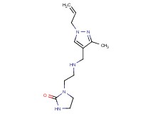 1-(2-{[(1-allyl-3-methyl-1H-pyrazol-4-yl)methyl]amino}ethyl)imidazolidin-2-one