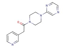 2-[4-(pyridin-3-ylacetyl)piperazin-1-yl]pyrazine