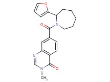7-{[2-(2-furyl)-1-azepanyl]carbonyl}-3-methyl-4(3H)-quinazolinone