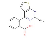 2-(2-methylthieno[2,3-d]pyrimidin-4-yl)benzoic acid
