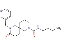 N-butyl-9-oxo-8-(3-pyridinylmethyl)-2,8-diazaspiro[5.5]undecane-2-carboxamide