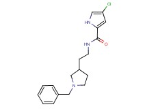 N-[2-(1-benzylpyrrolidin-3-yl)ethyl]-4-chloro-1H-pyrrole-2-carboxamide