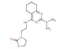 3-(2-{[2-(dimethylamino)-5,6,7,8-tetrahydroquinazolin-4-yl]amino}ethyl)-1,3-oxazolidin-2-one