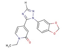 4-[1-(1,3-benzodioxol-5-yl)-1H-1,2,4-triazol-5-yl]-1-ethylpyridin-2(1H)-one