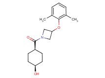 cis-4-{[3-(2,6-dimethylphenoxy)-1-azetidinyl]carbonyl}cyclohexanol