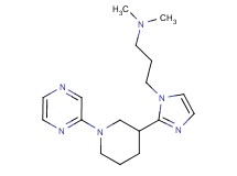N,N-dimethyl-3-[2-(1-pyrazin-2-ylpiperidin-3-yl)-1H-imidazol-1-yl]propan-1-amine