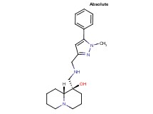 (1R,9aR)-1-({[(1-methyl-5-phenyl-1H-pyrazol-3-yl)methyl]amino}methyl)octahydro-2H-quinolizin-1-ol