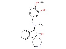 rel-(2R,3R)-3-[(3-hydroxy-4-methoxybenzyl)(methyl)amino]-2,3-dihydrospiro[indene-1,4'-piperidin]-2-ol bis(trifluoroacetate) (salt)