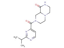 8-[(2-isopropylpyrimidin-4-yl)carbonyl]hexahydro-2H-pyrazino[1,2-a]pyrazin-1(6H)-one