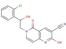 6-[2-(2-chlorophenyl)-2-hydroxyethyl]-2-hydroxy-5-oxo-5,6-dihydro-1,6-naphthyridine-3-carbonitrile
