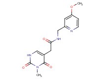 N-[(4-methoxypyridin-2-yl)methyl]-2-(3-methyl-2,4-dioxo-1,2,3,4-tetrahydropyrimidin-5-yl)acetamide