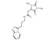 2-(1,3-dimethyl-2,5-dioxo-4-imidazolidinyl)-N-(3-[1,2,4]triazolo[4,3-a]pyridin-3-ylpropyl)acetamide