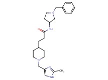 N-(1-benzyl-3-pyrrolidinyl)-3-{1-[(2-methyl-1H-imidazol-4-yl)methyl]-4-piperidinyl}propanamide