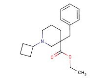 ethyl 3-benzyl-1-cyclobutyl-3-piperidinecarboxylate