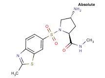 (4R)-4-amino-N-methyl-1-[(2-methyl-1,3-benzothiazol-6-yl)sulfonyl]-L-prolinamide